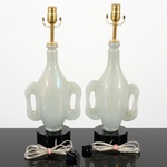 Pair of Ercole Barovier EUGENEO Lamps